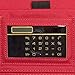 Mundi Womens My Big Fat Safe Keeper RFID Clutch Wallet w/Calculator (Red)