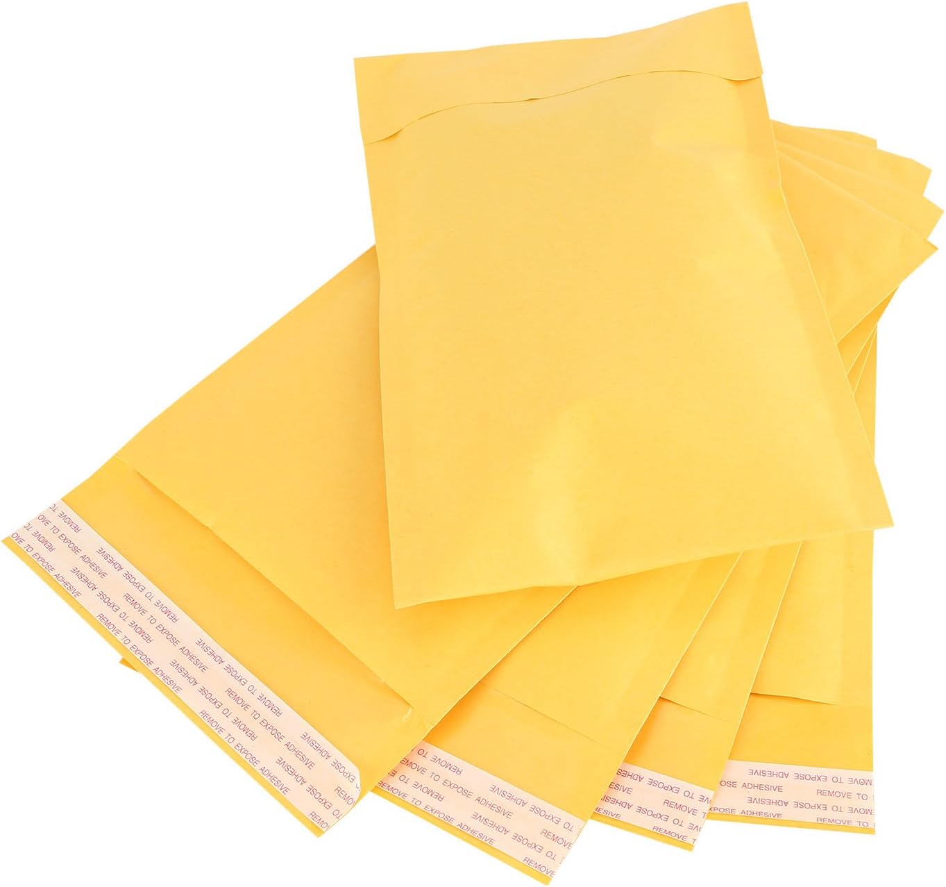 Adaman #000 4x8" Bubble Mailers Padded Envelopes -Poly Bubble Envelope Bags (Kraft 7.25"x8")