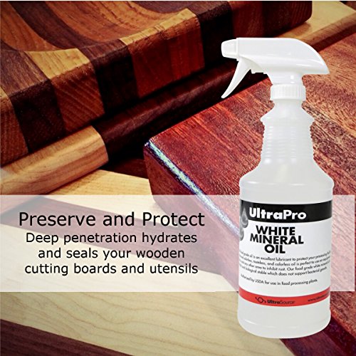 image for UltraSource UltraPro Food Grade Mineral Oil 32 oz Spray Bottle - for L