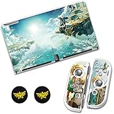 PERFECTSIGHT Designed for Nintendo Switch OLED Protective Case, Switch OLED Joycon TPU Dockblae Case for Girls Boys Kids Cute Kawaii Shell, Kingdom