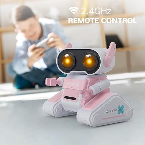 DoDoMagxanadu Robot Toys, Remote Control Robot Toy for Girls, RC
