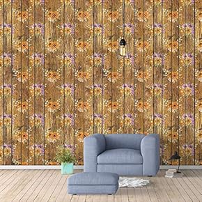 Wall Murals for Bedroom Flowers Collage Pattern Removable Wallpaper Peel and Stick Wall Stickers - 66x96 inches