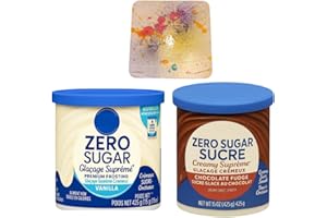 Zero Sugar Frosting - Keto Frosting - Low Carb Frosting - Sugar Free Chocolate Fudge and Vanilla Frosting Bundle Zero Sugar I