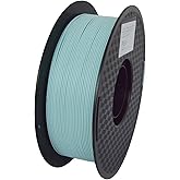 JIUFU Teal PLA 3D Printer Filament 1.75mm, Enhanced Toughness Formula, ±0.02mm Accuracy, 1kg Spool, Matte Finish, Smooth Printing for Most FDM High Speed Printers