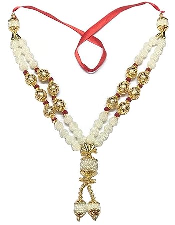Krisah Pearl and Beads Garland (Multi_1.5 Inch X 14 Inch X 1.5 Inch)