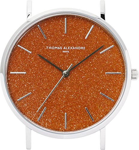 Thomas AlexandreNatural Stone Watch Goldstone France Minimal Design Men's/Women's