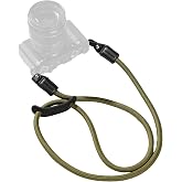 SMALLRIG Rope Camera Neck Shoulder Strap, Adjustable Braided Shoulder Strap with O-Ring and Leather Pad