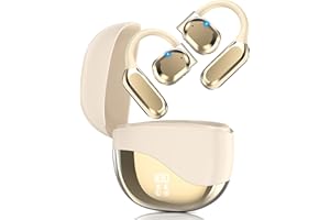 ADYOOM AI Translation Earbuds, AI Translating Ear Buds, Real-Time 144 Language Translator Earbuds,AI Headphones Translator, Wireless Bluetooth Over-Ear Earbuds for Travel, Business, Music & Learning (White)