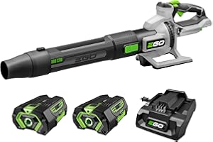 EGO Power+ Leaf Blower, Cordless Electric 880 CFM, Includes (2) 56V 4.0Ah Batteries and Charger - LB8803-2