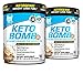 BPI Sports Keto Bomb Creamer Caramel Macchiato (Pack of 2)