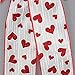 White Sparkle Hearts Valentine's Day Wreath Bow in 2 Size Options