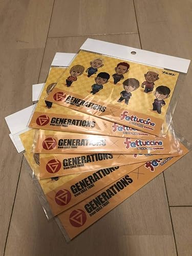 Amazon Generations From Exile Tribe フェットチーネグミ オリジナルステッカー 白濱亜嵐 片寄涼太 ジェネレーションズ 6枚 アイドル 芸能人グッズ 通販