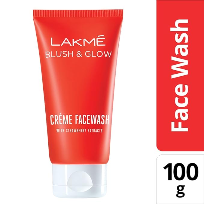 Lakmé Strawberry Creme Face Wash, 100g Amazon.in Amazon Pantry