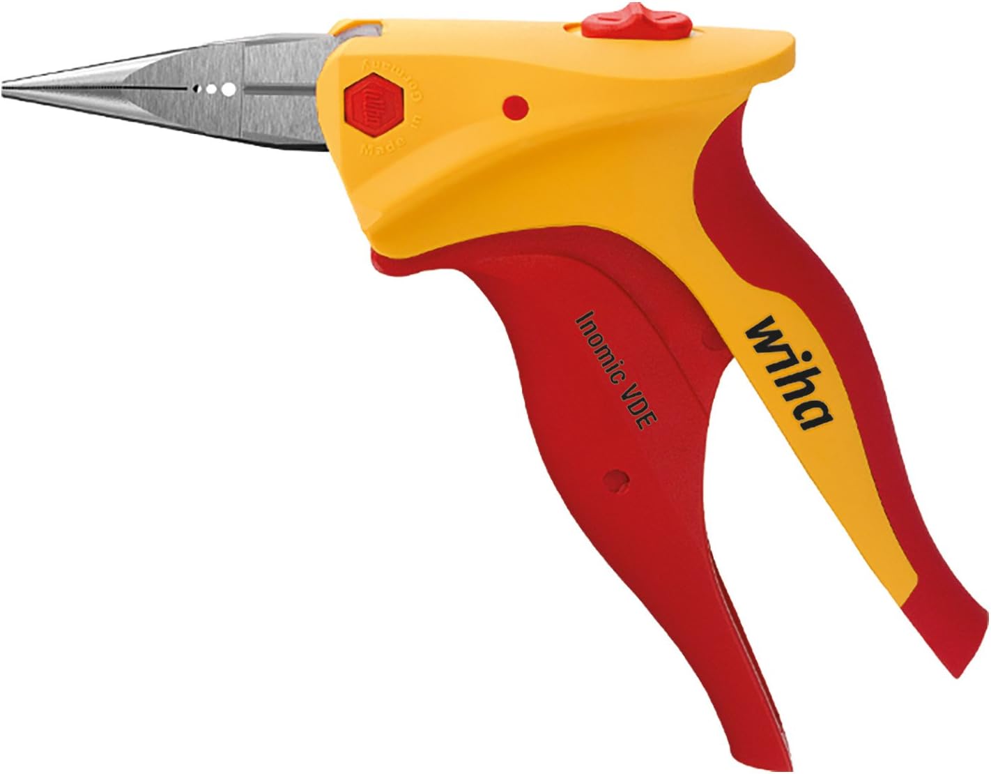 Wiha Flachrundzange 200mm VDE - Industrielle Elektrikerzange Mit Schneide
