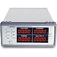 MATRIX MPM-1010 High Precision Bench Digital AC Power Meter - Voltage Current Power Factor and Frequency Meter with Upper and Lower Limit Set and Sound Light Alarm