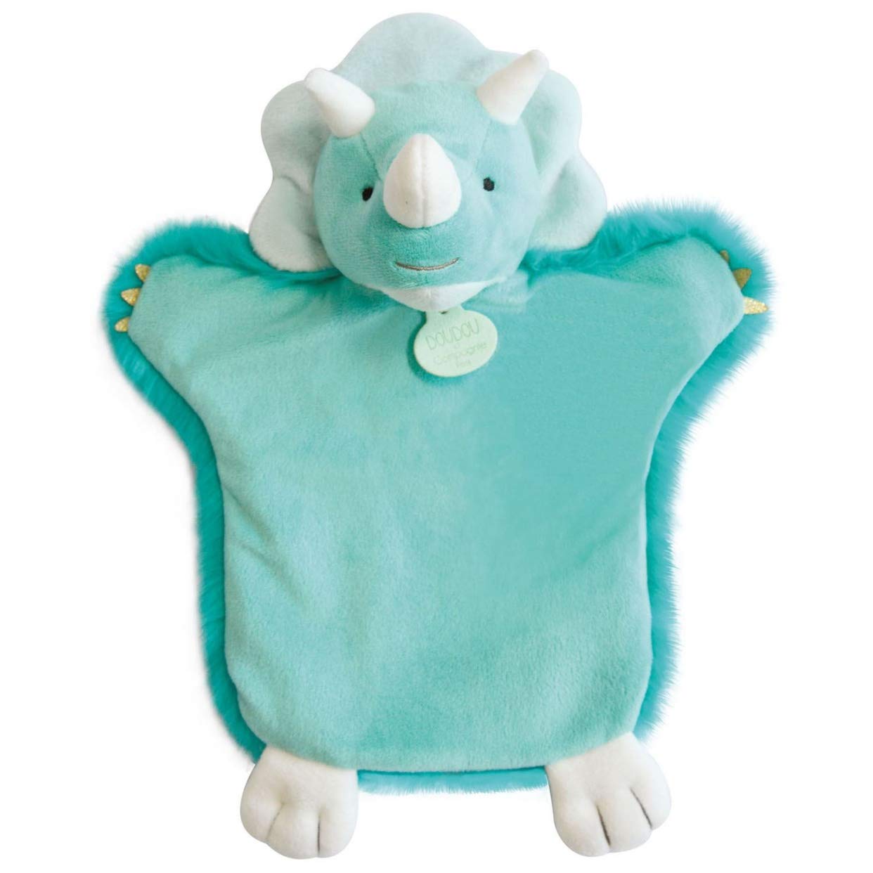 Unbekannt Doudou et Compagnie DC3611 Rag Doll Dinosaur 25 cm Tube-Blue