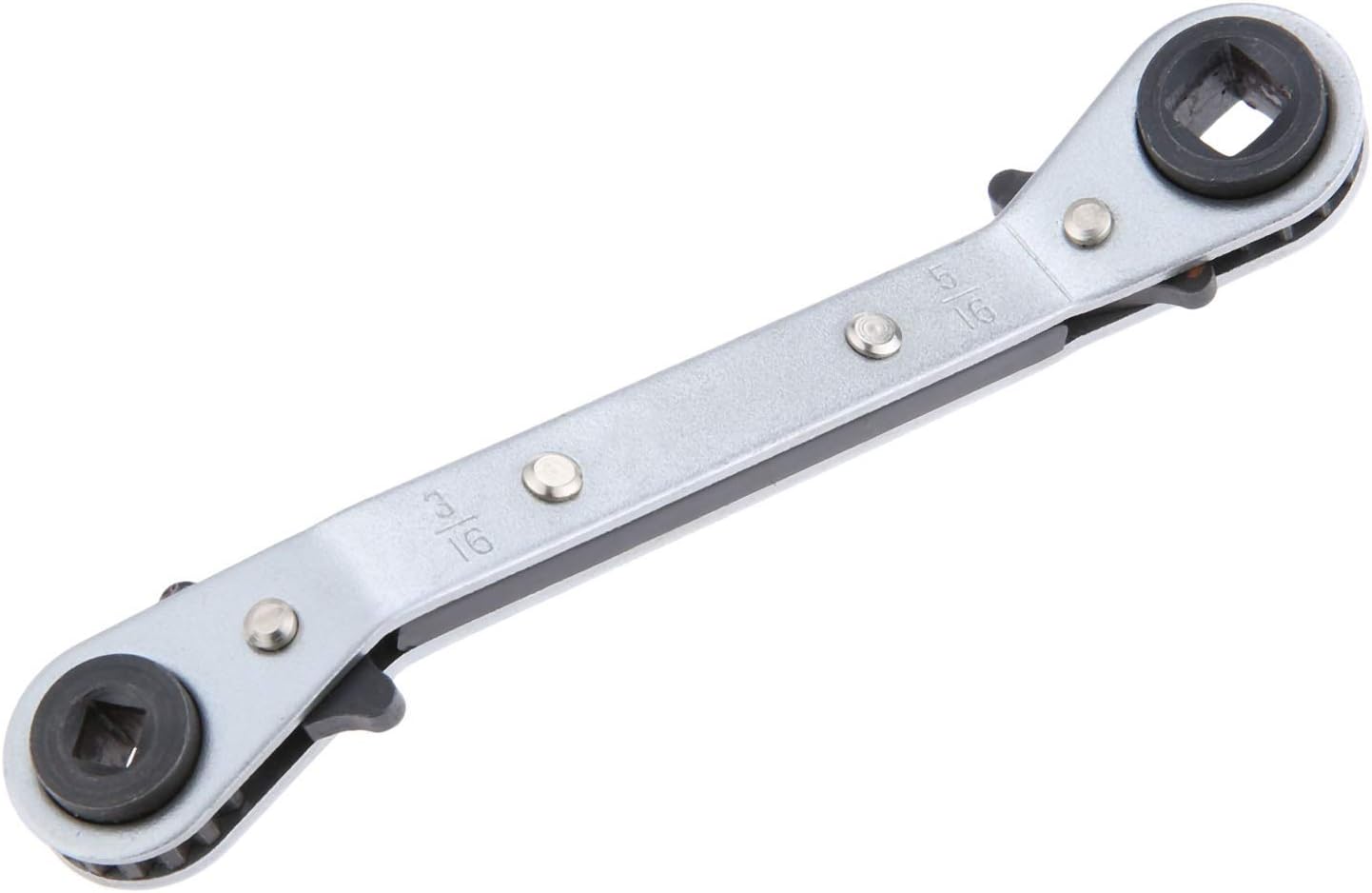 Refrigeration Offset Ratchet Wrench 4 Different Sizes 1/4 x 3/16