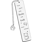 Dog Bookmarks Gifts for Book Lover Dog Gifts for Dogs Owner Dogs and Book Lover Bookmark Gifts (Time Spent with Books and Dogs is Never Wasted)