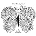 Butterflies - Adult Coloring Book - Stress Relieving Patterns & Designs: More than 50 unique, fabulous, delicately designed & inspiringly intricate stress relieving patterns & designs! by FAB Fabulous Art Books