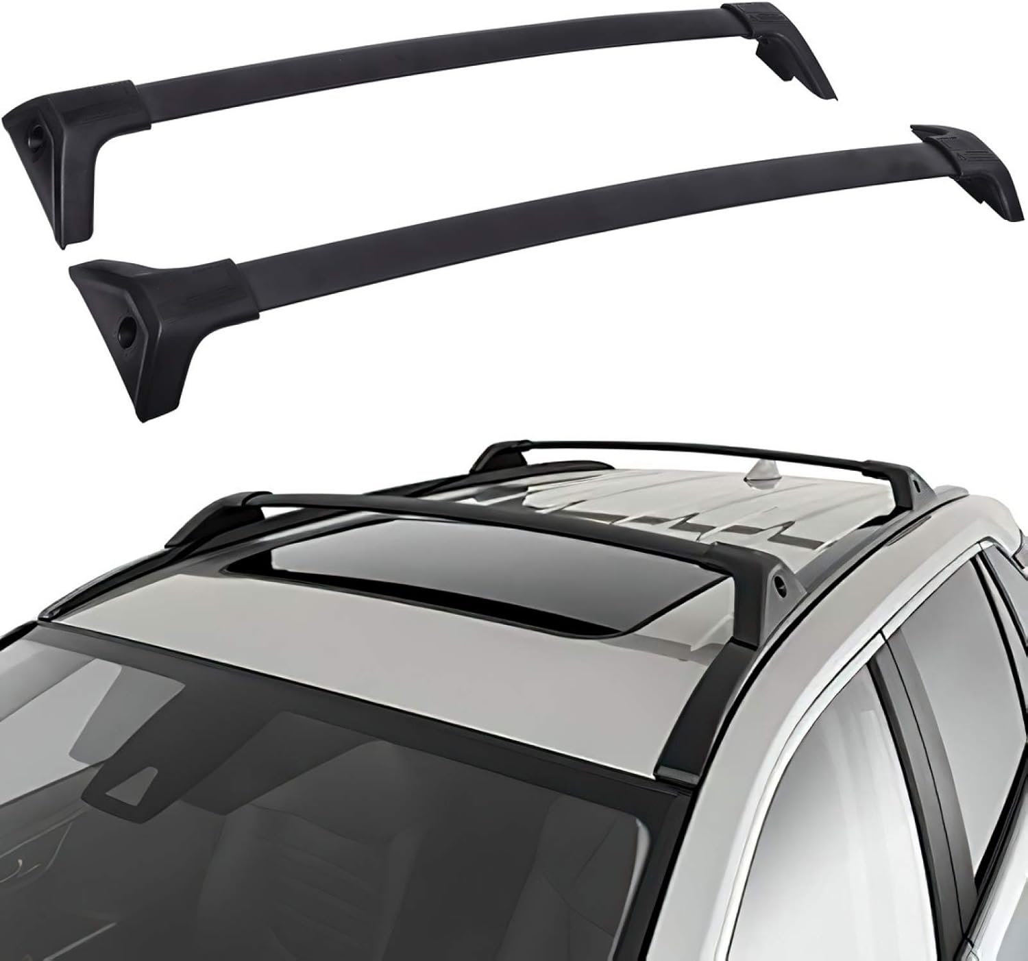 Roof Rack Crossbar Fit for Toyota RAV4 20192020 2pcs Aluminum Roof