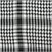 TrendsBlue Trendy Plaid & Houndstooth Check Soft Square Scarf - Black & White Multi