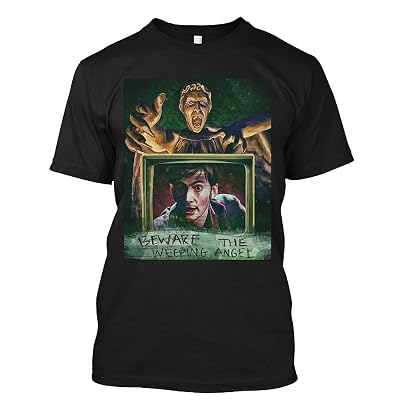 thumbnail image 2 of Men’s Doctor Who Weeping Angel T-Shirt – Black, Cotton, Short Sleeve 2 of 5