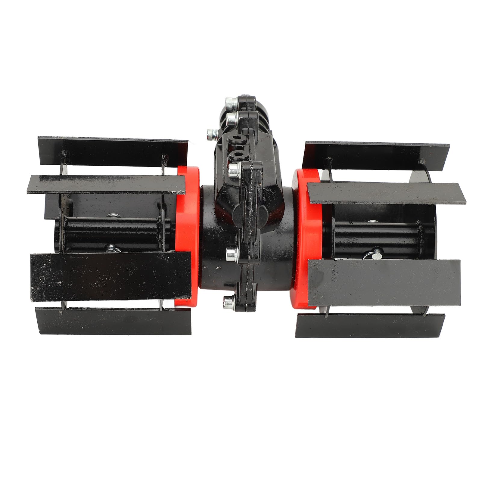 Photo 1 of 10cm Universal Weeding Wheel, 9 Teeth Aluminum Iron Deep Plowing Accessory for Grass Mowers, Tillers, and Scarifiers, Easy Install and Multifunctional (28mm)