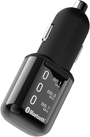 Amazon カシムラ Bluetooth Fmトランスミッター ブルーled表示 イコライザー機能 コンパクト設計 12v 24v車対応 Nkd 4 Fmトランスミッタ 車 バイク