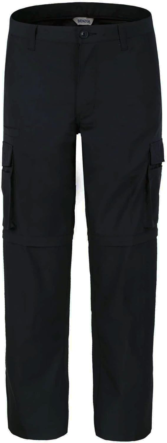 Bienzoe Mens Outdoor Quick Dry Waterproof Convertible Cargo Hiking