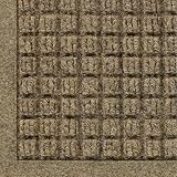 WaterHog Fashion Commercial-Grade Entrance Mat, Indoor/Outdoor Charcoal Floor Mat 3' Length x 2' Width, Camel by M+A Matting