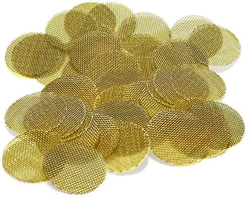 100pcs Premium Brass Pipe Screen 0.75'' (3/4'') Filters - Buy in Bulk and Save!