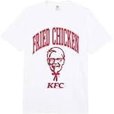 KFC Varsity Collegiate Colonel Fried Chicken Logo Foodie Comfort Colors Adult Heavyweight T-Shirt