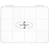 Vueset Viking Jack, Empty Makeup Palette Case made for Depotting Makeup/Creams into a Transparent Container, 12 Sections