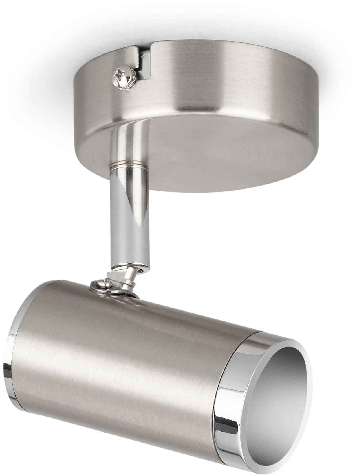 Philips MyLiving espimas Interior Rail Lighting Spot 4.3 W Chrome – Point of Light (Chrome, Indoor, Rail Lighting Spot, IP20, Metal, Bedroom, Kitchen, Living Room)