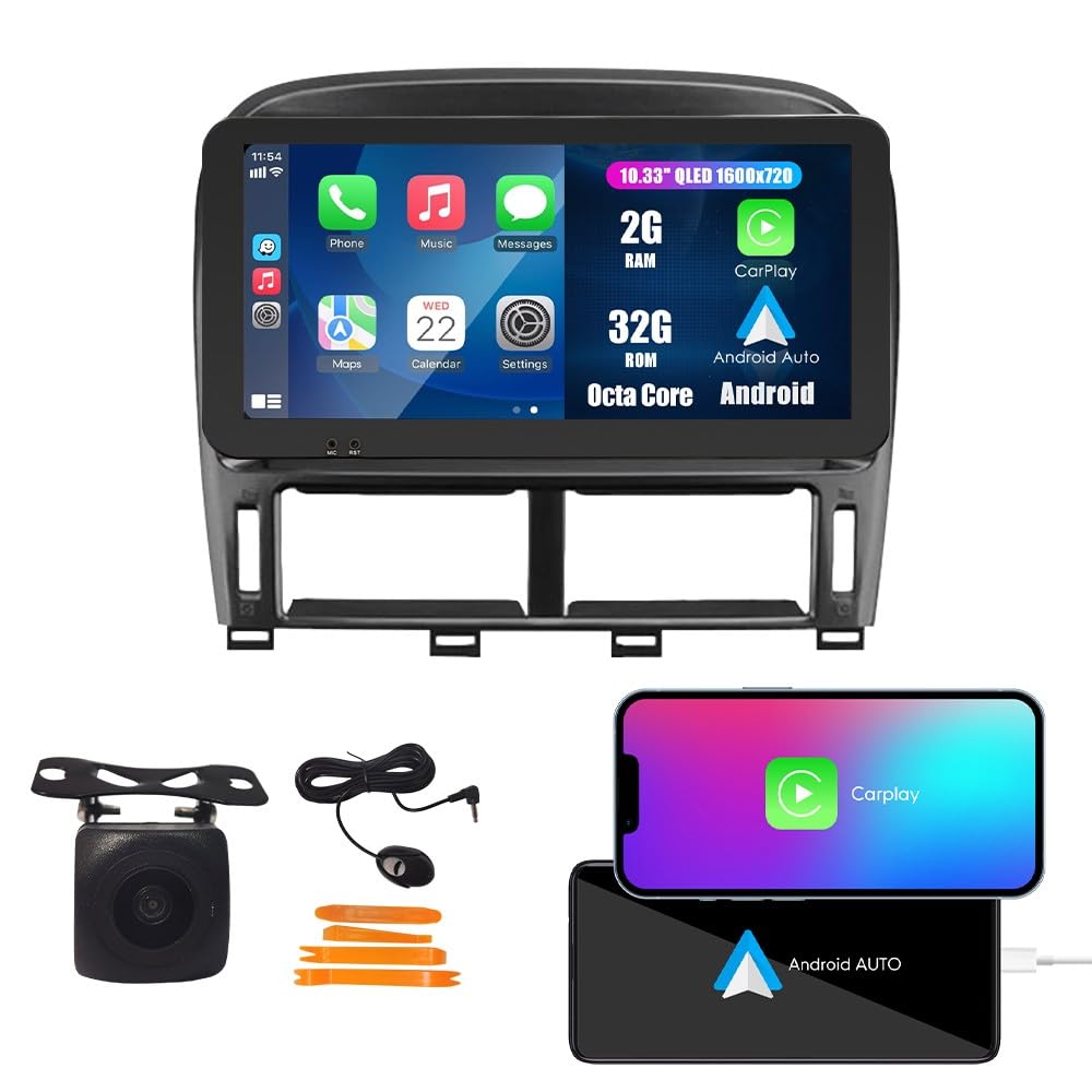 Mua Kunfine CarPlay Android Auto Navigation Stereo GPS Radio Reverse ...