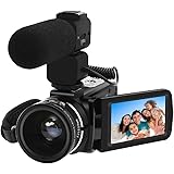 Video Camera, LAKASARA Full HD 1080P 30FPS WIFI Camera Camcorder DVR with External Microphone and Wide Angle Lens