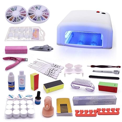 Nagelstudio Starterset Gel set UV GELE 36W UV Lampe Farbgele Nagelset Maniküre
