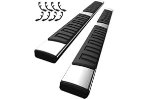 KYBOLT Running Boards Compatible with 2019-2024 Chevy Silverado/GMC Sierra 1500 Crew Cab (Excl. 2019 1500 LD/Limited&2022 1500 LTD/Limited),2020-2024 Silverado/Sierra 2500HD 3500HD Crew Cab