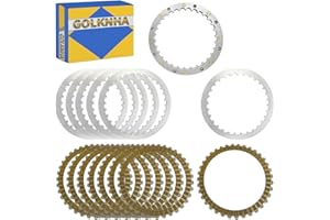GOLKNHA Clutch Friction Plate & Clutch Spring Plate Kit Compatible with Sportster 883 1200 1991-2020 Iron 883 1200 2010-2022 