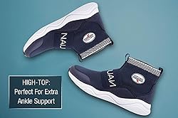 Nautica Kids Boys High Top Sock Tennis Sneaker
