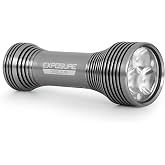 Exposure Lights Diablo 15, USB-C PD Charging, 2000 Lumens Helmet Light, Gunmetal Grey, Battery Powered, LED, 6063 Aluminium, 1-36 Hours Runtime, 118g