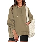 Outfeel Womens Oversized Hoodies Casual Long Sleeve Drawstring Sweatshirts Pullover Fall Winter Outfits
