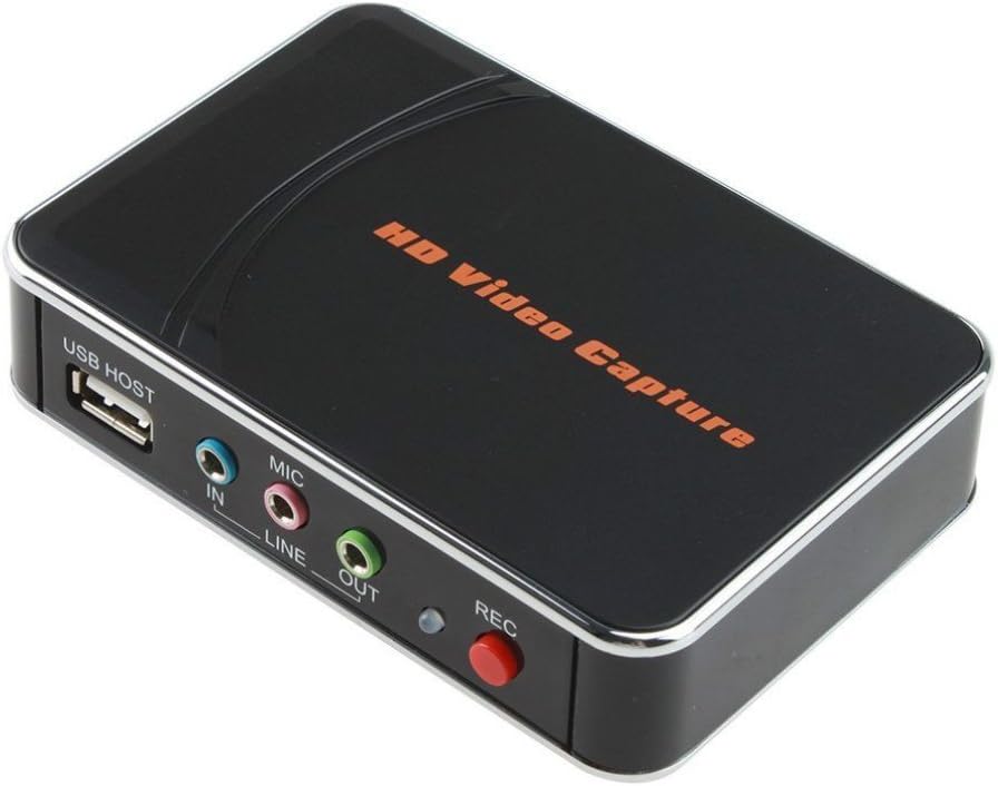 HENXUN HD Game Capture, HD ezcap Video Capture, 1080P HDMI/YPbPr Recorder into USB disk For XBOX One/360 PS3 WII