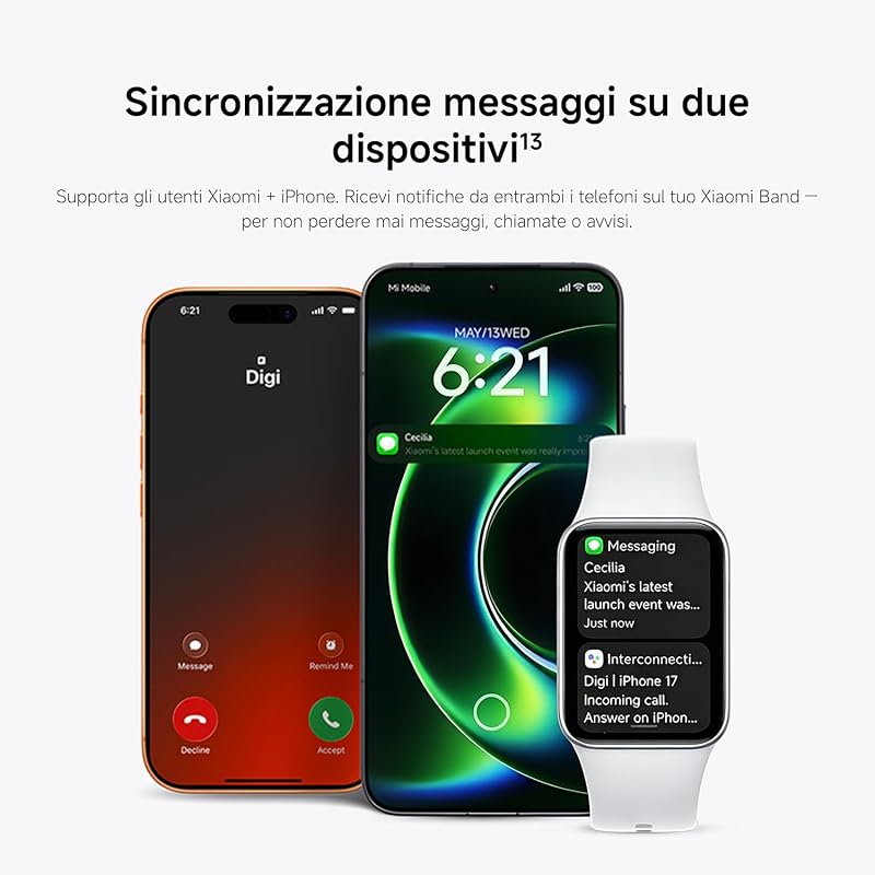 Smart Band 10 Pro NFC, Fitness Tracker Uomo Donna, Nero