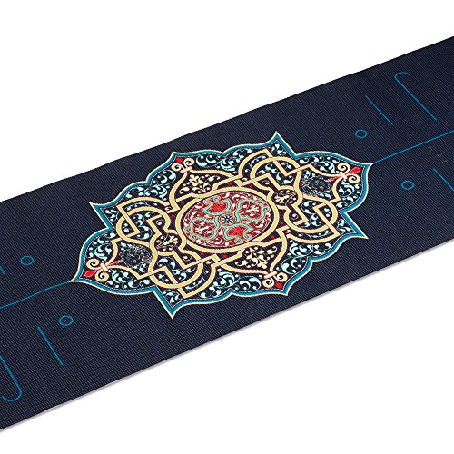 Chastep Pilates Mat Premium Print High Density Exercise & Fitness Mat Original Unique Alignment Marker System with Carrying Bag - Thumbnail 2