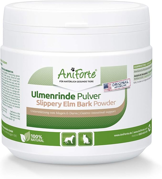 AniForte Slippery Elm Powder 100g Slippery Elm for Cats & Dogs