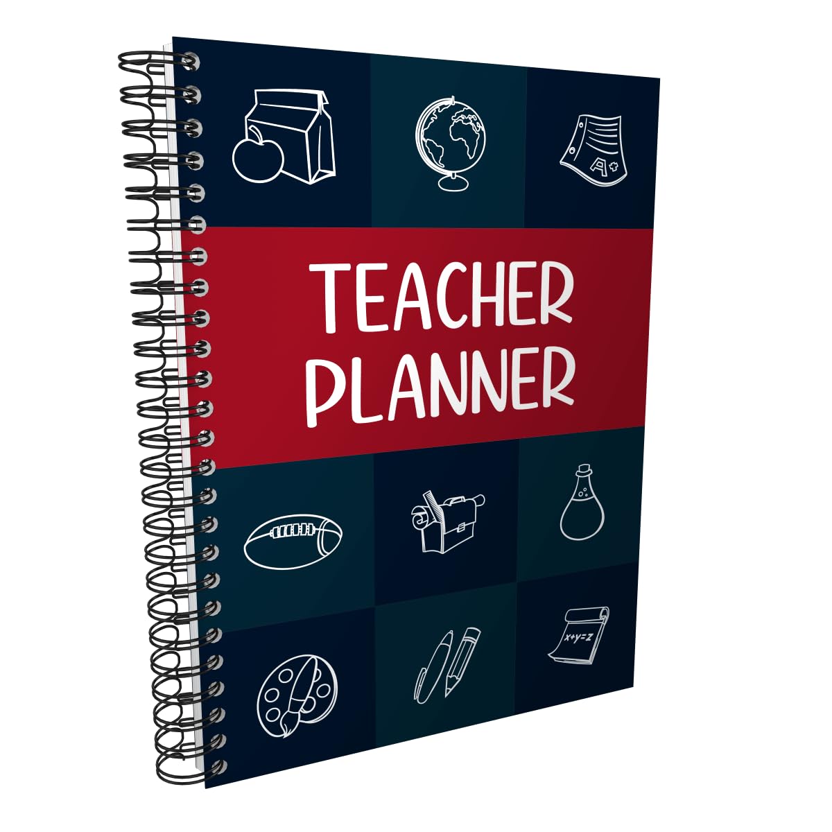 Undated UK Teacher Planner - A5, Primary/Secondary School, 7 Subjects/Periods