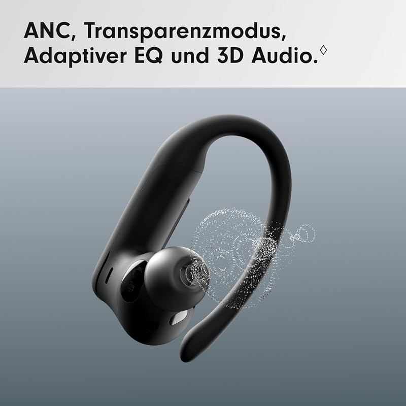 Powerbeats Pro 2 Kabellose In-Ear Kopfhörer mit Bluetooth– aktive Geräuschunterdrückung, Herzfrequenzmessung, IPX4, bis zu 45H mit Ladecase, kompatibel mit Apple & Android - Diamantschwarz