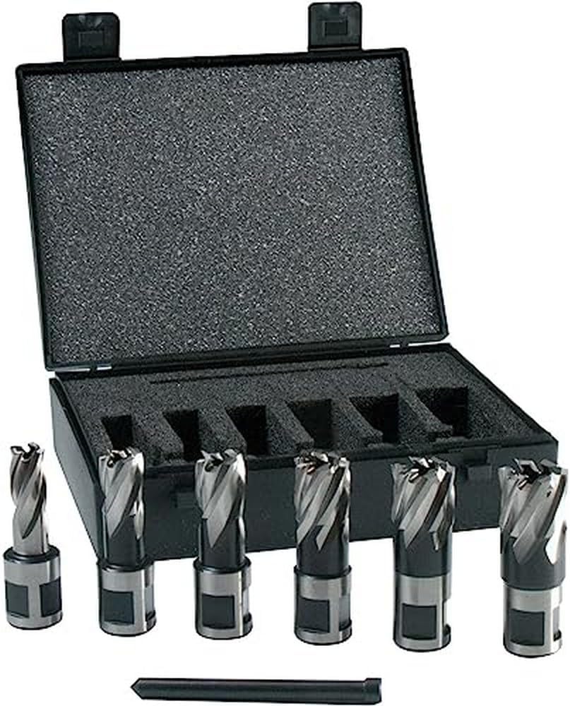 Evolution Power Tools HTCCUTKIT6S Short Magnetic Drill Cutter Kit 25mm 6pc