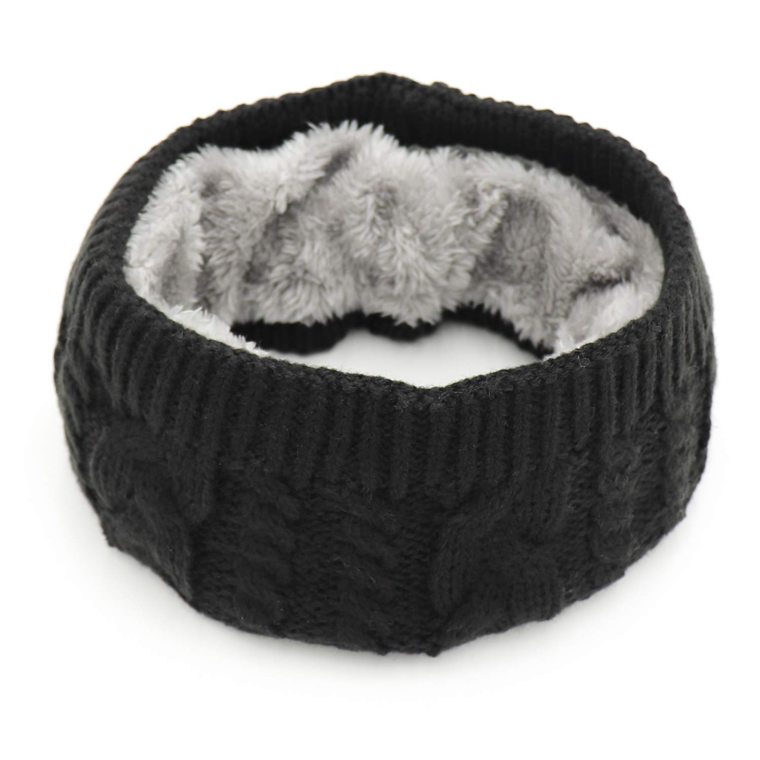 Winter Cable Knitted Neck Warmer Neck Scarf Fleece Lined Scarf Face Mask for Women Men Winter Cable Knitted Neck Warmer Neck Scarf Fleece Lined Scarf Face Mask for Women Men